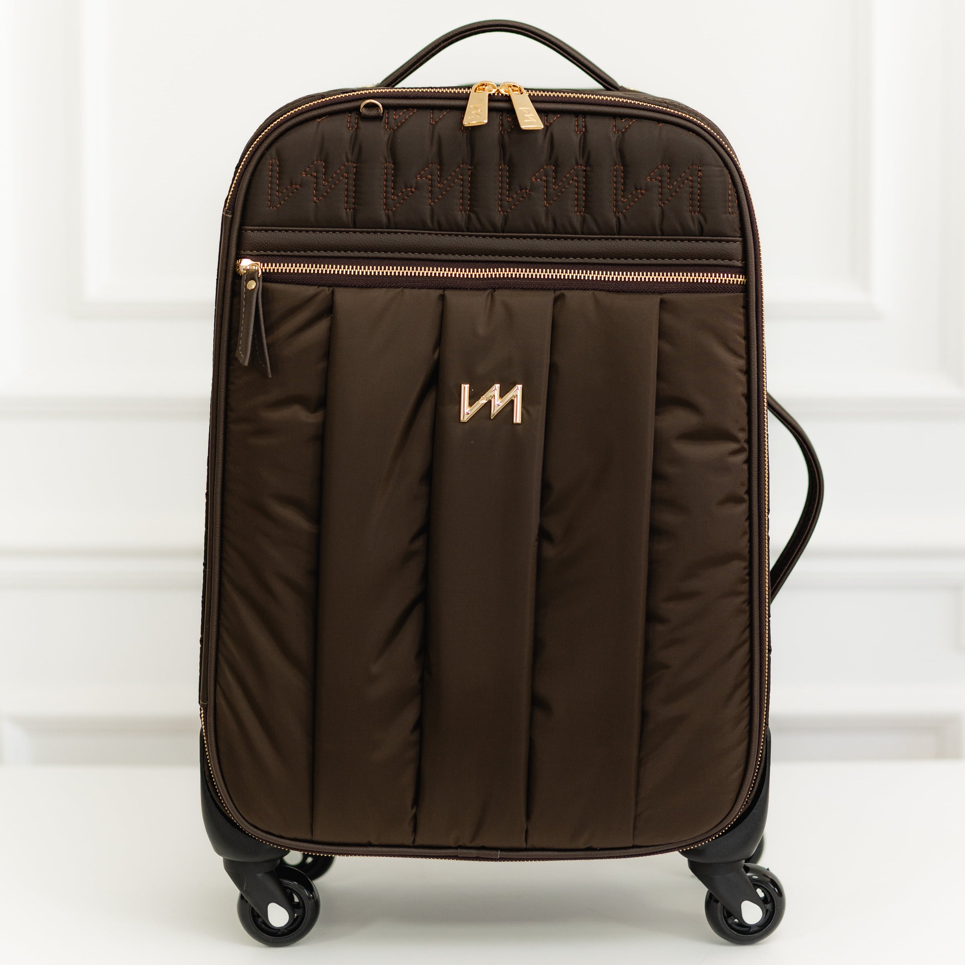 Mala de Rodinhas Urban Chic Marrom