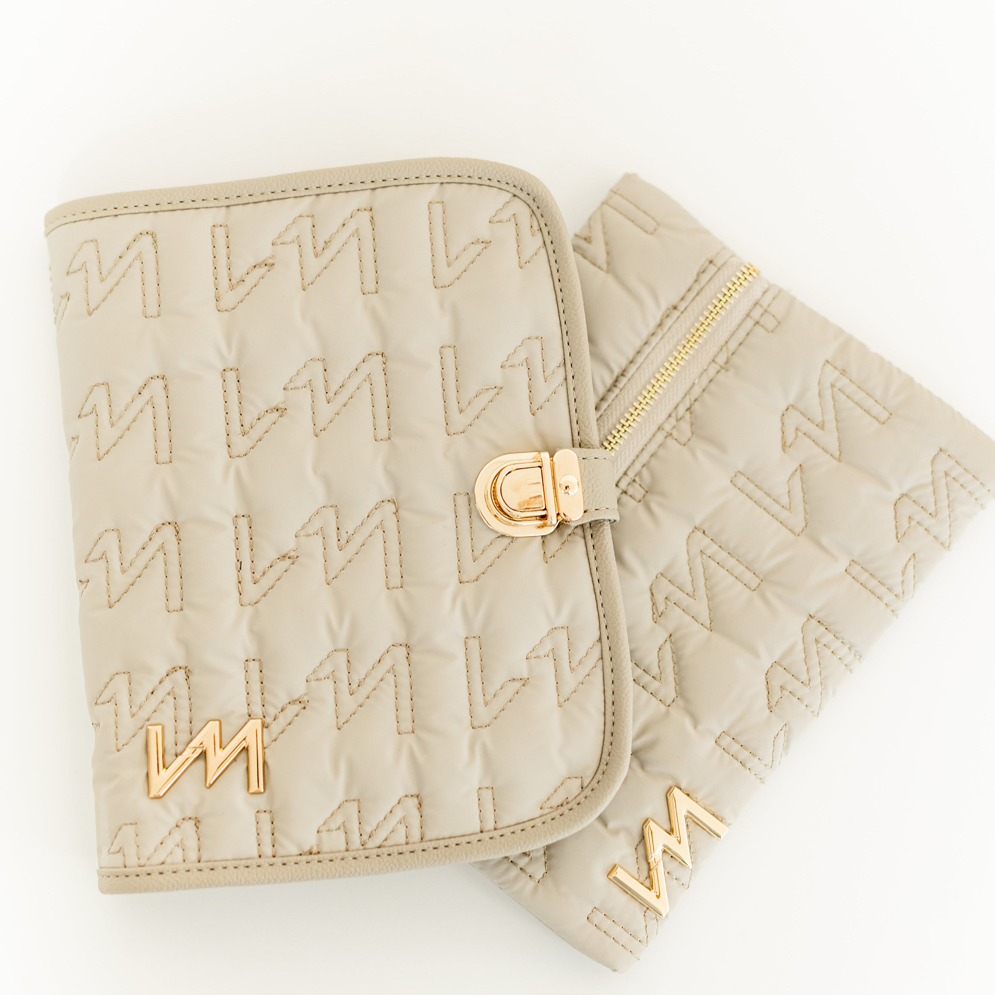 Kit Porta Documentos Urban Chic Bege