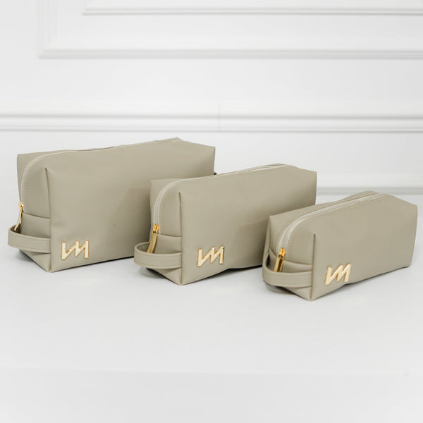 Kit Necessaire Ella Cinza