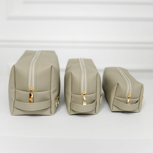 Kit Necessaire Ella Cinza