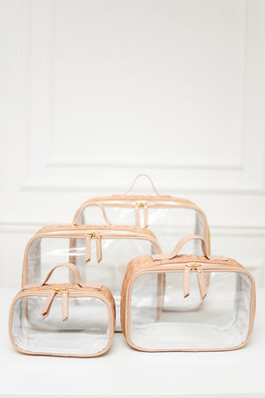 Kit Organizadores Cristal Urban Chic Rosé