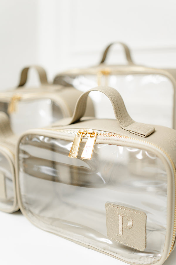 Kit Organizadores Cristal Ella Cinza