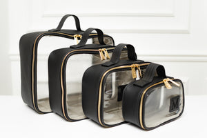 Kit Organizadores Cristal Ella Preto