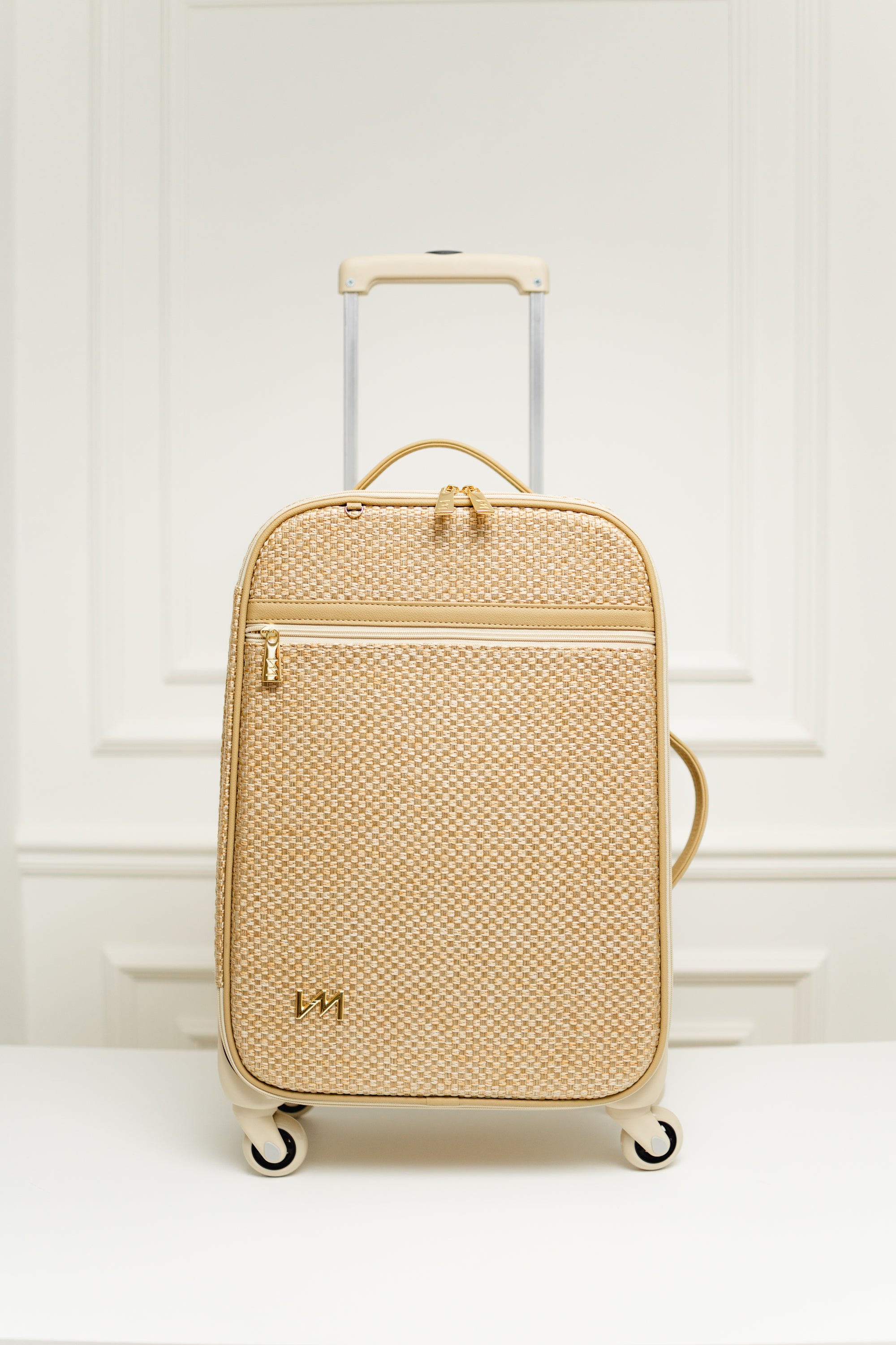 Mala de Rodinhas Tressê Palha