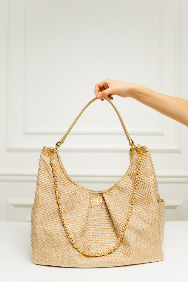 Bolsa Madeleine Tressê Palha