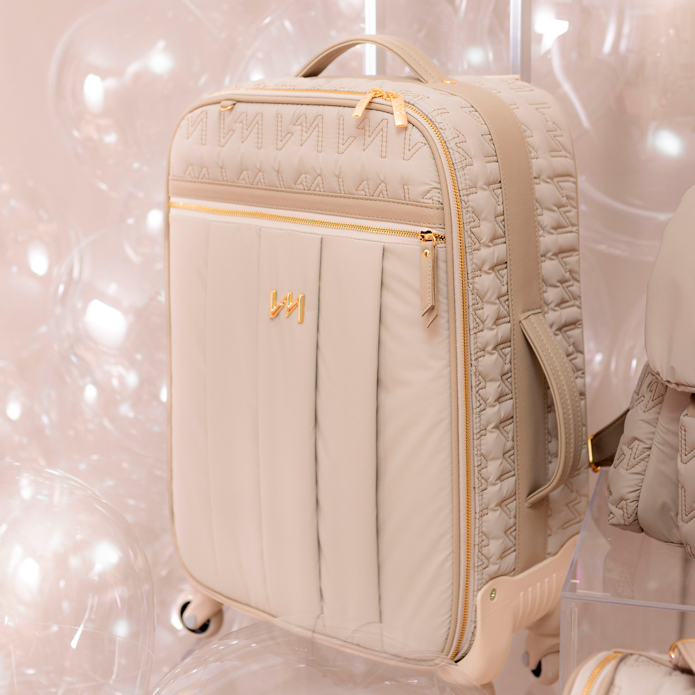 Mala de Rodinhas Urban Chic Bege