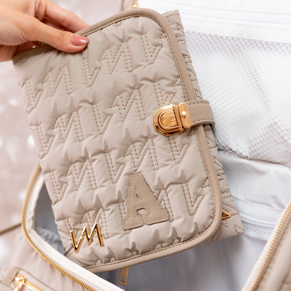 Kit Porta Documentos Urban Chic Bege