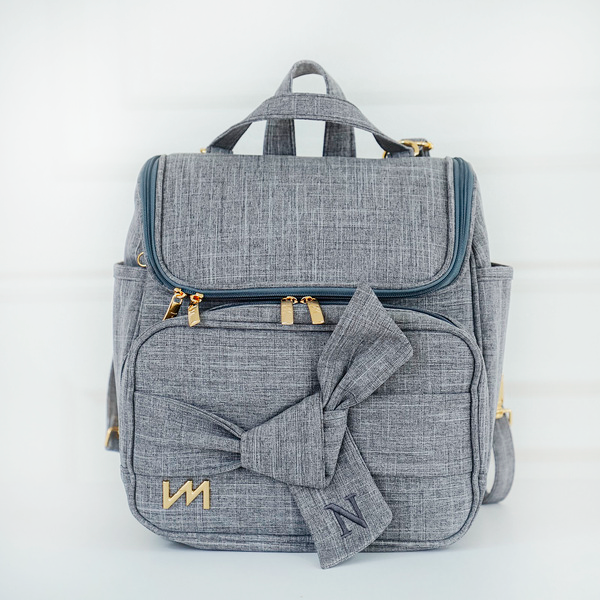 Mochila 2 em 1 Nós Cinza