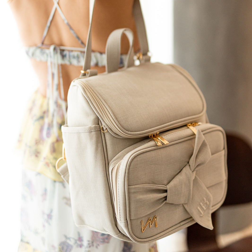 Mochila 2 em 1 Nós Bege