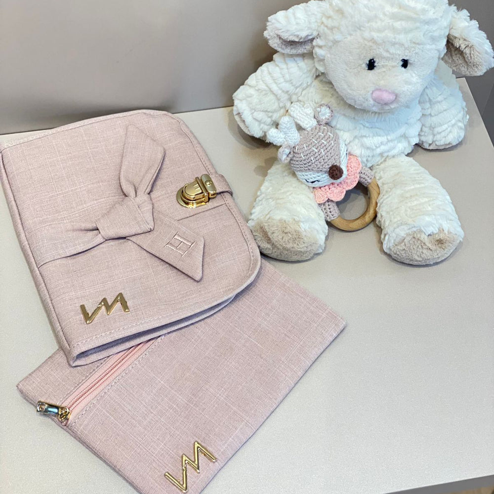 Kit Porta Documentos Nós Rosé