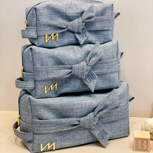 Kit Necessaire Nós Cinza