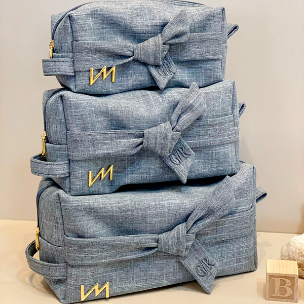 Kit Necessaire Nós Cinza