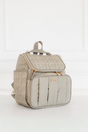 Mochila maternidade  2 em 1 Urban Chic Bege - Pronta Entrega
