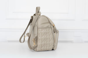 Mochila maternidade  2 em 1 Urban Chic Bege - Pronta Entrega
