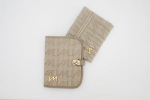 Kit Porta Documentos Urban Chic Bege