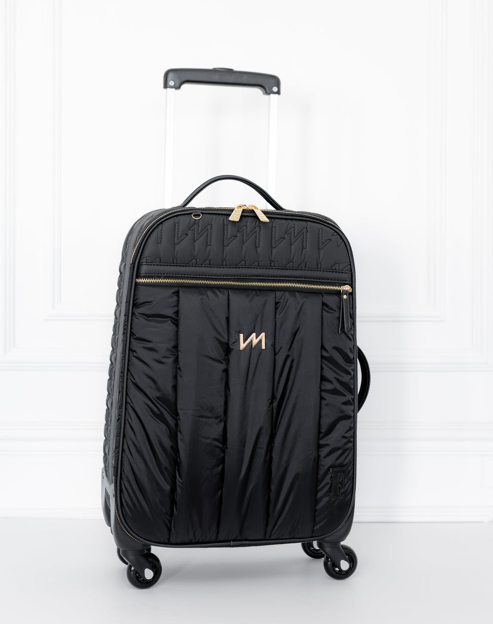 Mala maternidade de Rodinhas Urban Chic Preto
