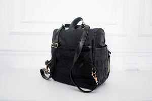 Mochila maternidade 2 em 1 Urban Chic Preto