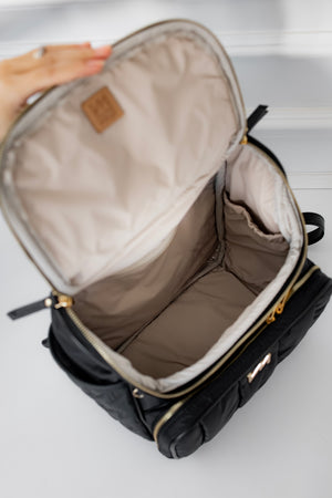 Mochila maternidade 2 em 1 Urban Chic Preto
