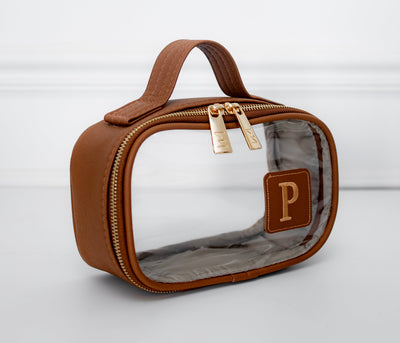Necessaire Cristal PP Ella Caramelo