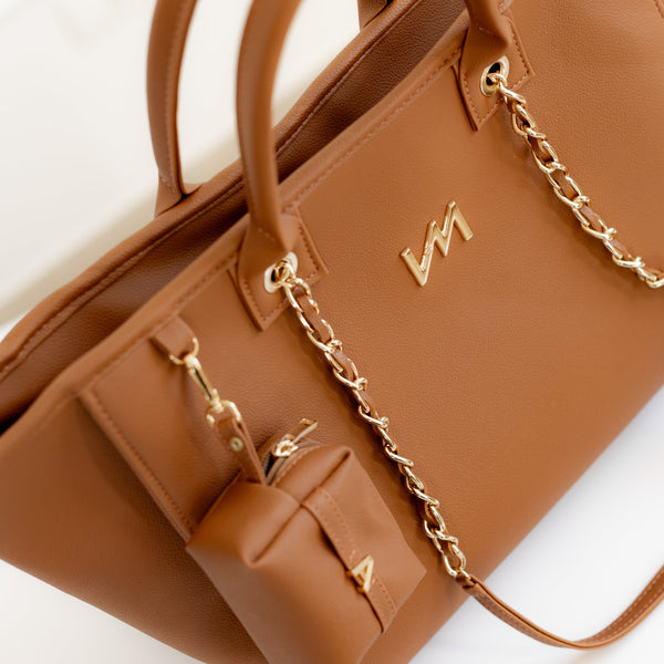 Bolsa Cloé Ella Caramelo