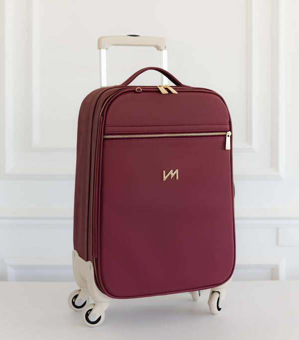 Mala de Rodinhas Ella Bordô