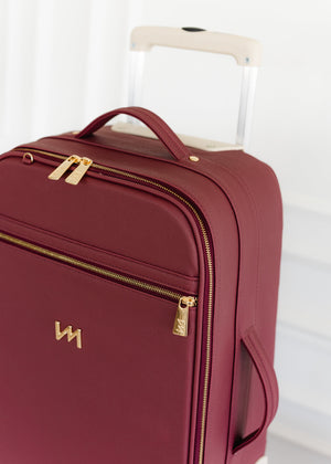 Mala de Rodinhas Ella Bordô