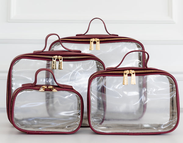 Kit Cristal Ella bordô