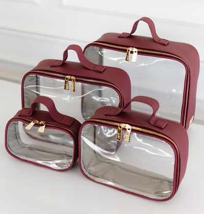 Kit Cristal Ella bordô