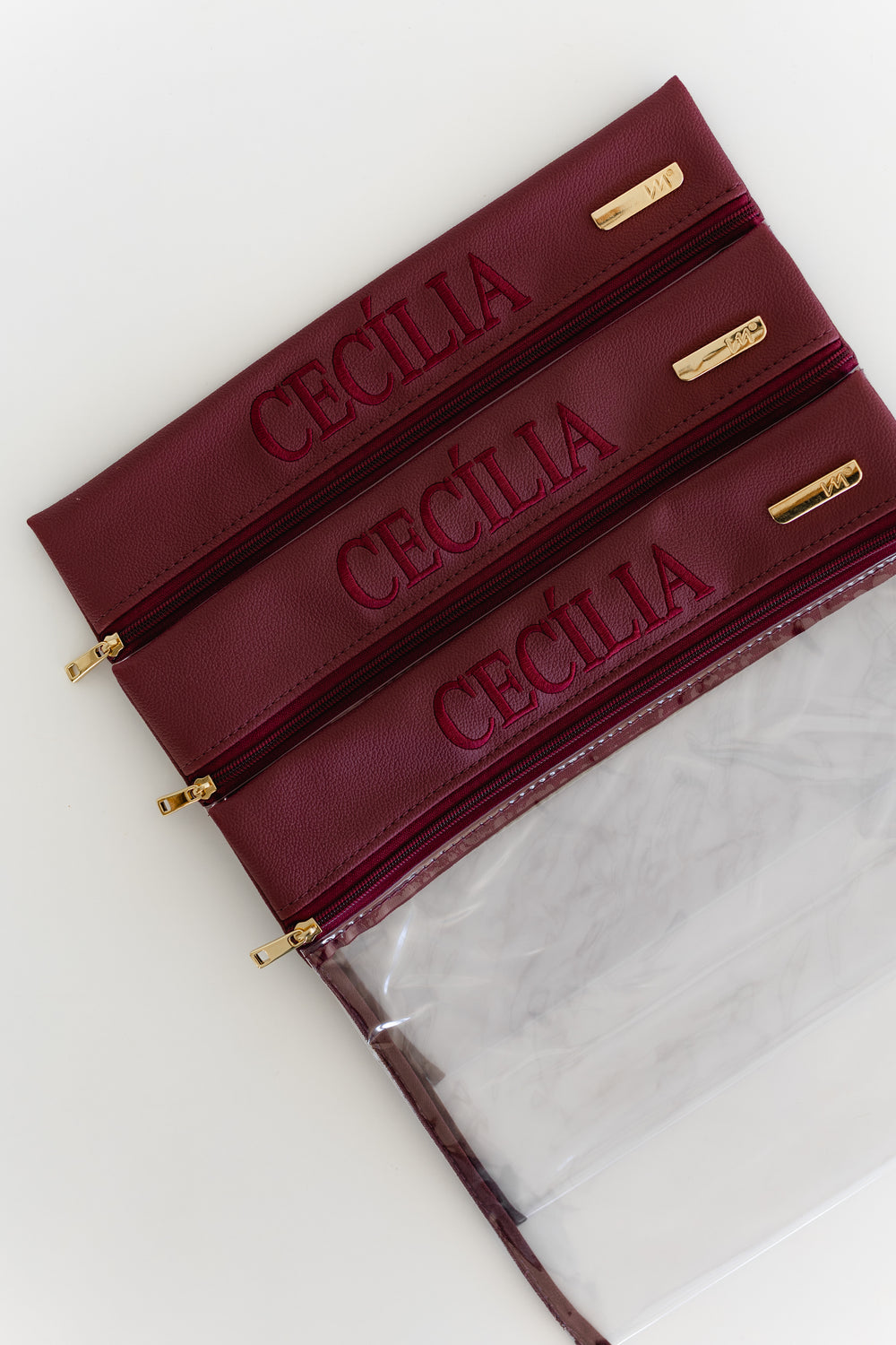 Kit de Organizadores Porta Look Ella bordô