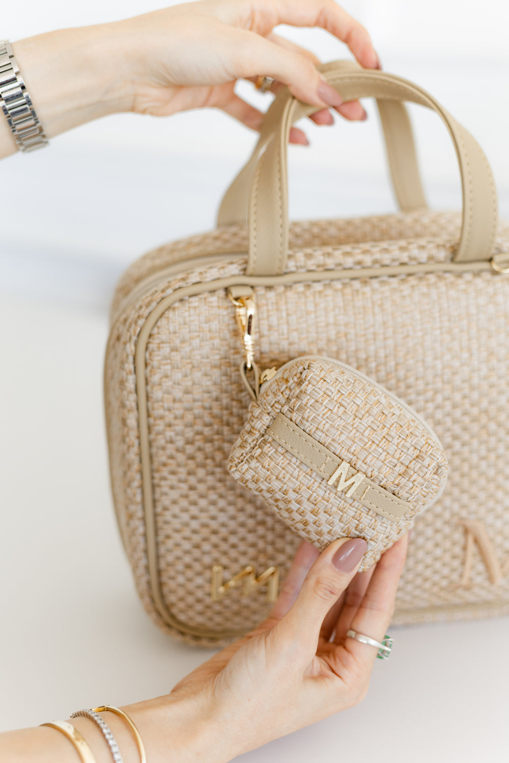 Porta Chupetas Ella Tressê Palha