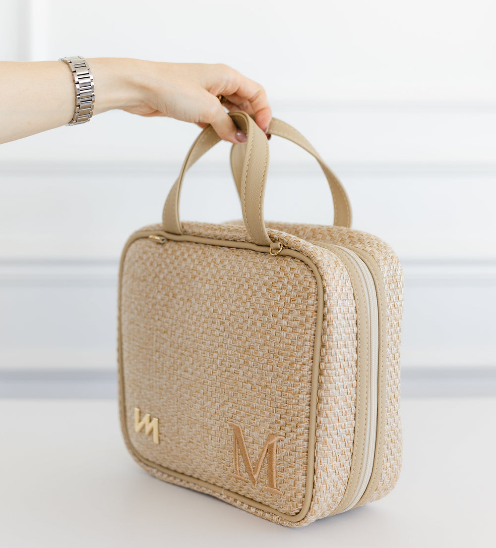 Frasqueira térmica Tressê Palha - Pronta Entrega