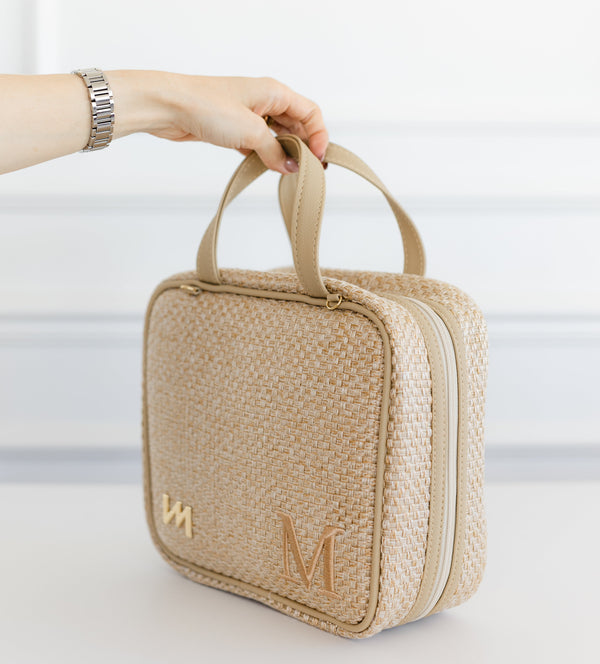 Frasqueira térmica Tressê Palha - Pronta Entrega