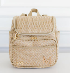 Mochila 2 em 1 Tressê Palha