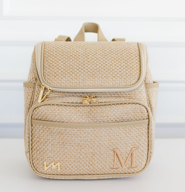 Mochila 2 em 1 Tressê Palha