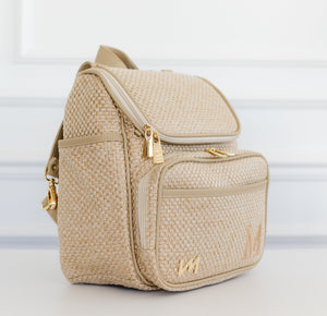 Mochila 2 em 1 Tressê Palha