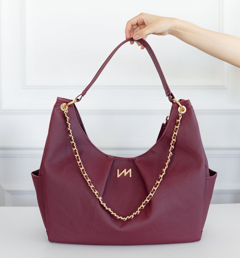 Bolsa Madeleine Ella Bordô