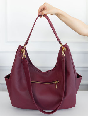 Bolsa Madeleine Ella Bordô