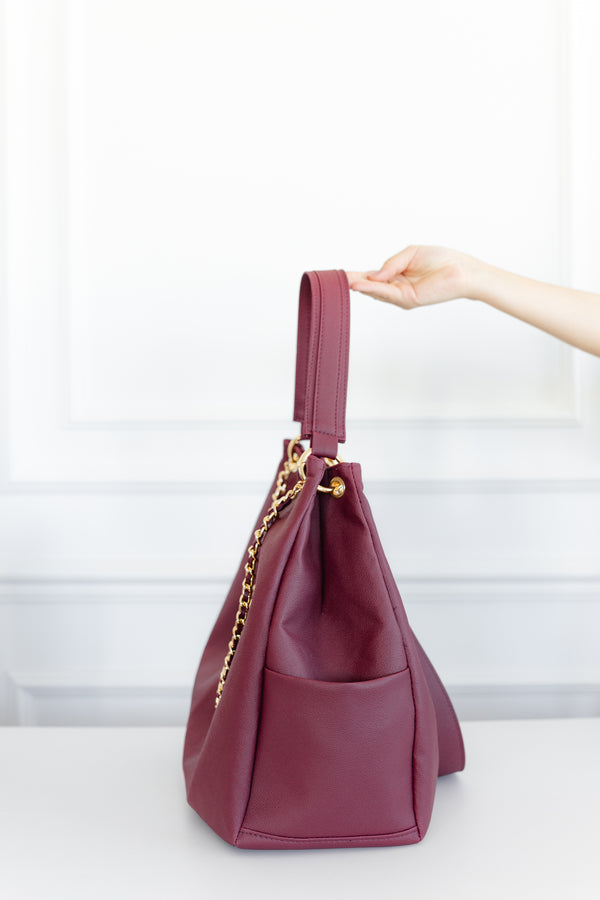 Bolsa Madeleine Ella Bordô