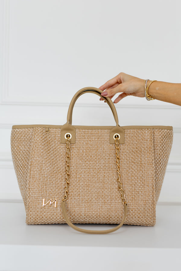 Bolsa Cloé Tresse Palha