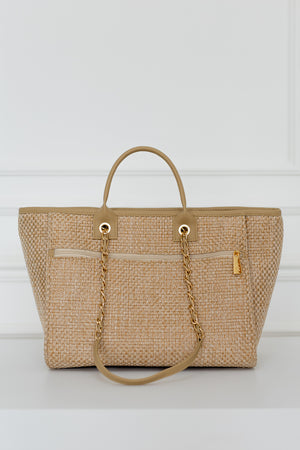 Bolsa Cloé Tresse Palha