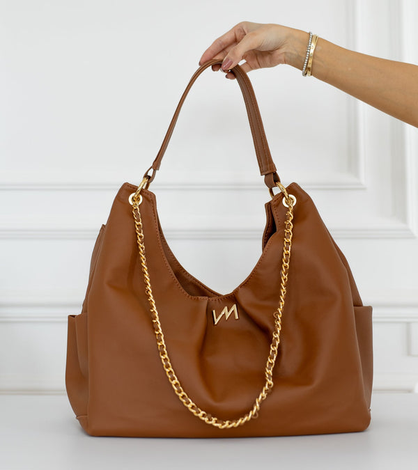 Bolsa Madeleine Ella Caramelo