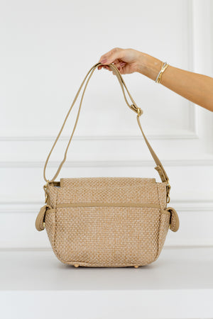 Bolsa Louise Mini Tressê Palha