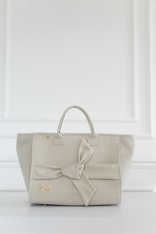 Kit Bolsas Maternidade Nós Bege - Mala de rodinhas, Mochila 2 em 1 , Bolsa Cloe e Kit de Necessaires.