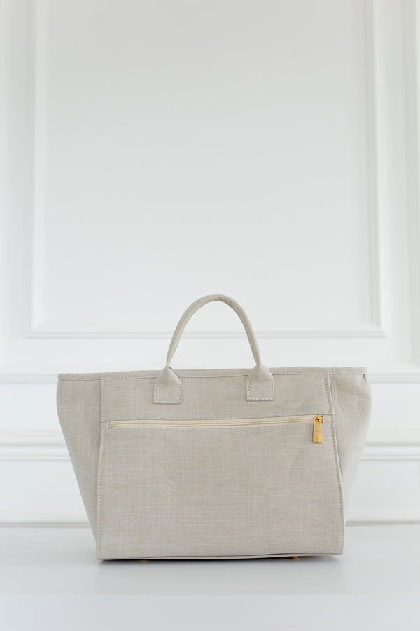 Kit Bolsas Maternidade Nós Bege - Mala de rodinhas, Mochila 2 em 1 , Bolsa Cloe e Kit de Necessaires.