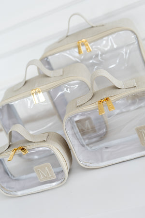 Kit Cristal Linho Bege