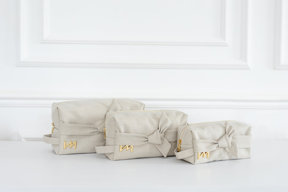 Kit Necessaire Nós Bege