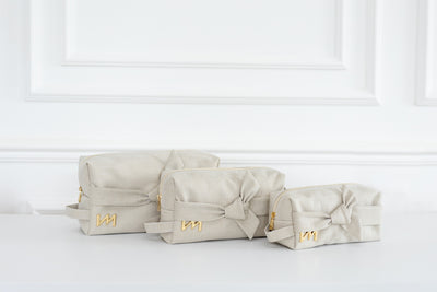 Kit Necessaire Nós Bege