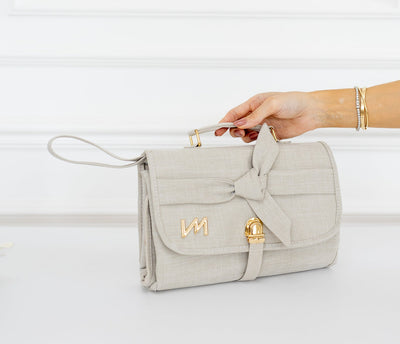 Trocador Portátil Nós Bege