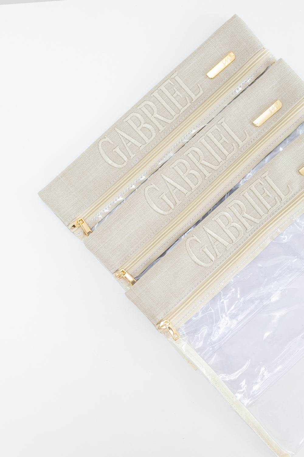 Kit de Organizadores Porta Look Linho bege