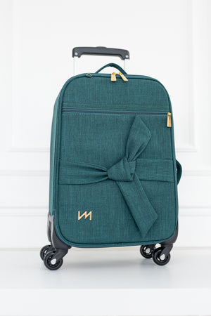 Kit Bolsas Maternidade Nós Verde - Mala de rodinhas e Bolsa Cleo